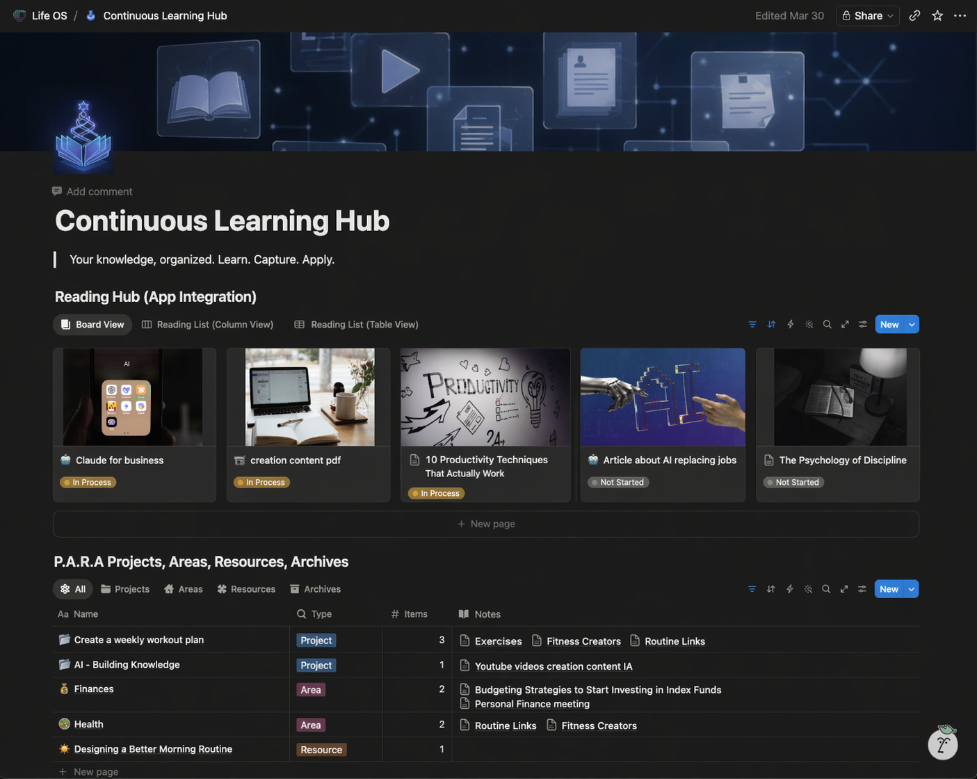 Learning Hub